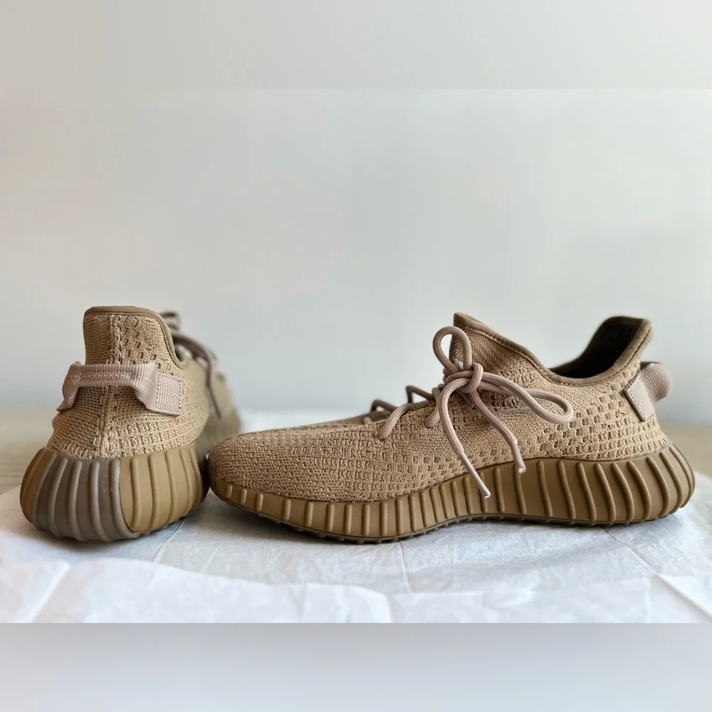 adidas mens Yeezy Boost 350 V2 Shoes, Earth, Men’s 11.5 - Picture 5 of 7